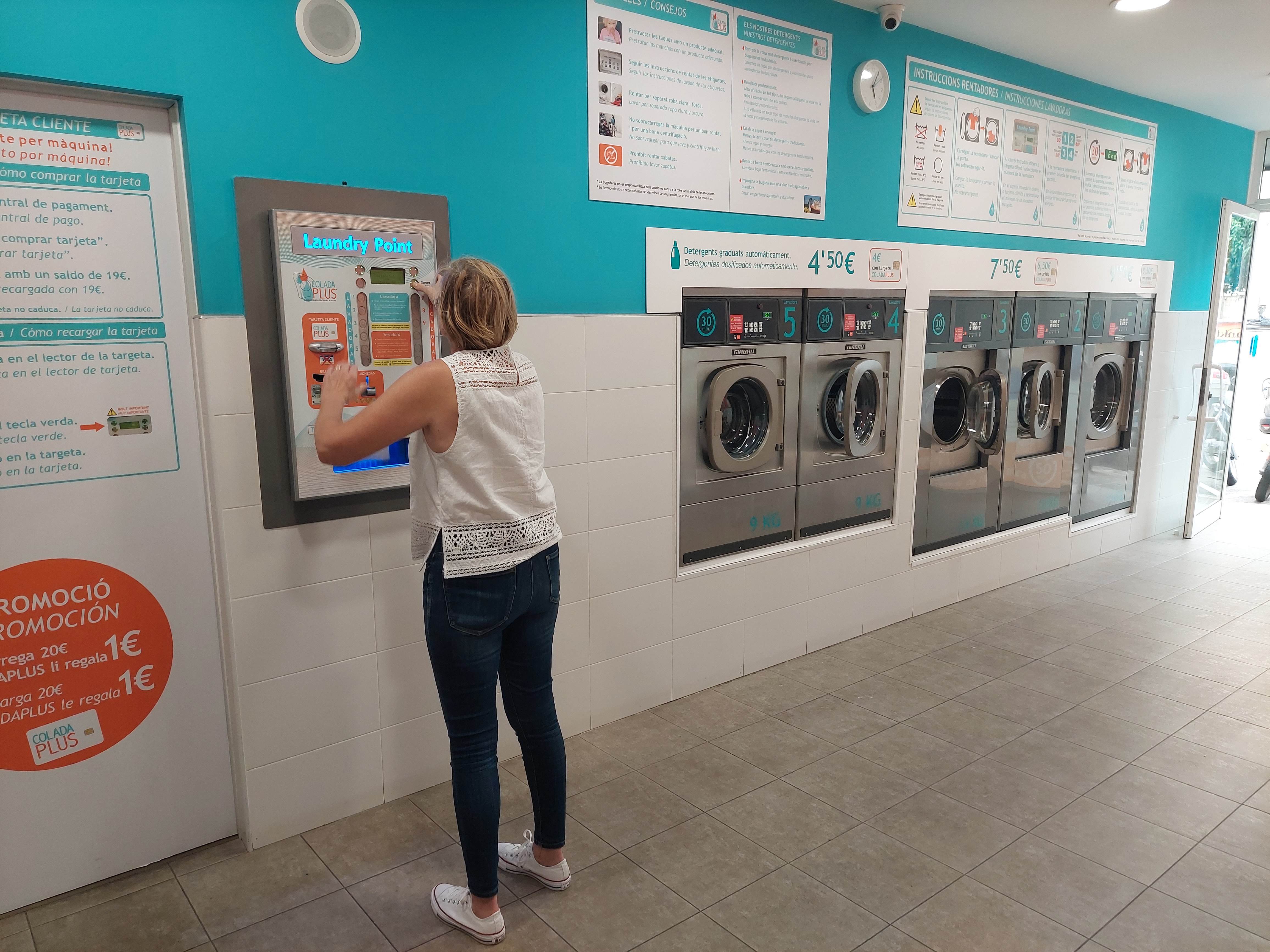 Lavadoras y terminal Badalona Santo Cristo